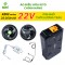 [2 Áo KITO + 1 Bộ Quạt 22V] Chính Hãng Pin 28.000mAh Chạy 10 - 20 Giờ, Áo Có Mũ 4 Màu BH 12 Tháng